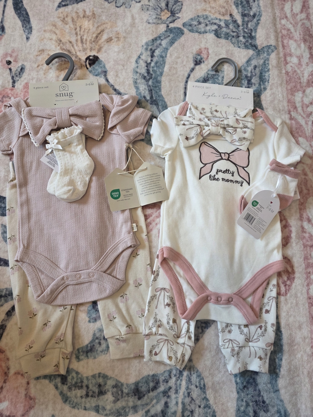New Baby Girls 3 Piece Set - Oeko Tex Certified, Fall